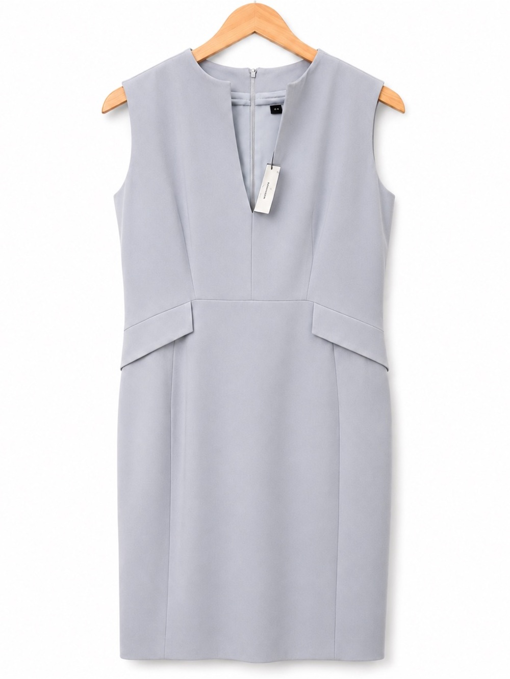Karen Millen NWT Pale Blue Tailored Midi Dress Wedding Guest Plus Size 20